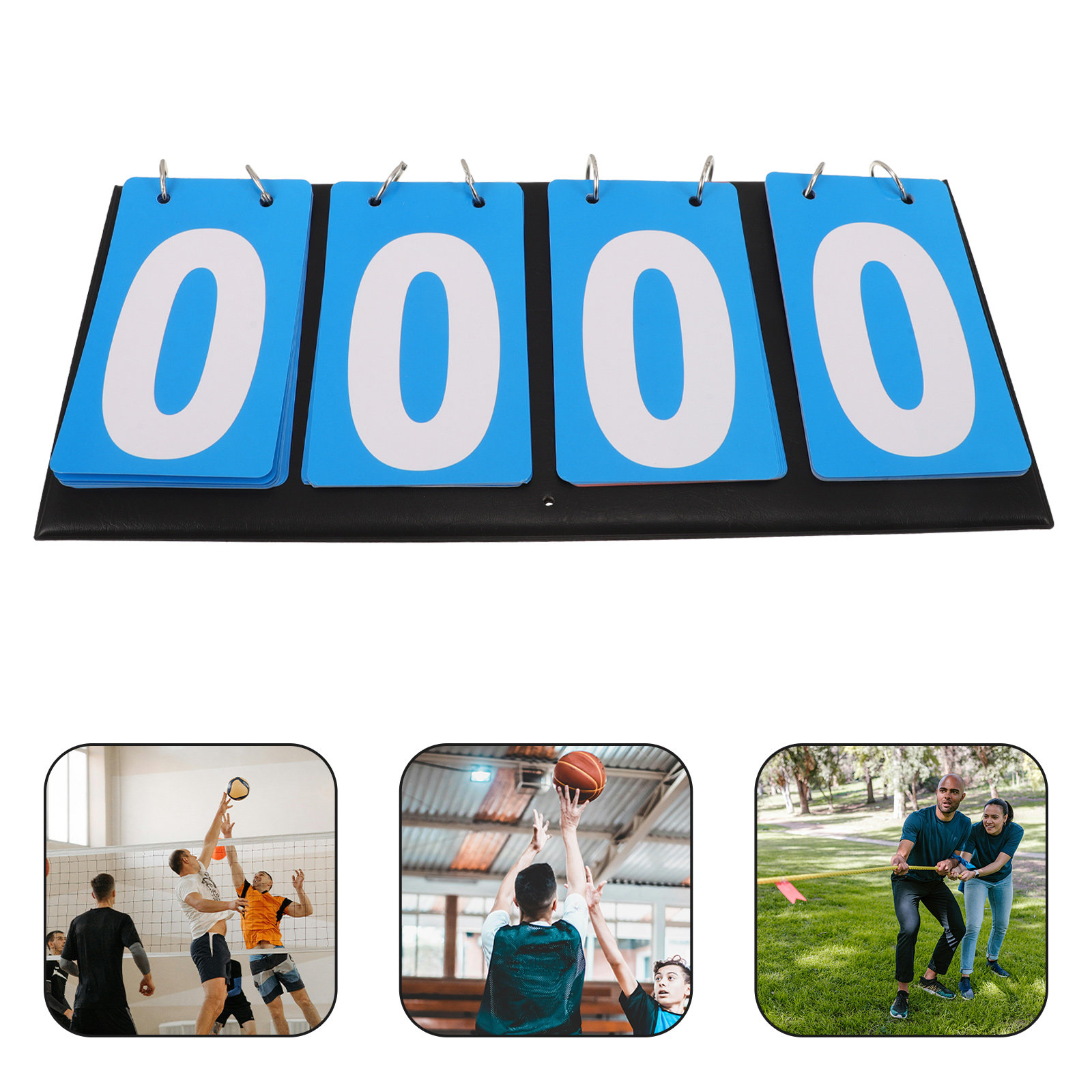 Table Tennis Score - Cztery przenośne tablice do wyników, ręczna