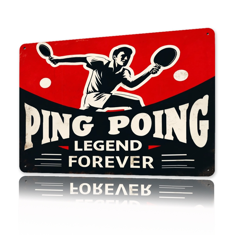 Vintage Pong Legend Metal Tin  – Table Tennis Dimension recenzja i cena