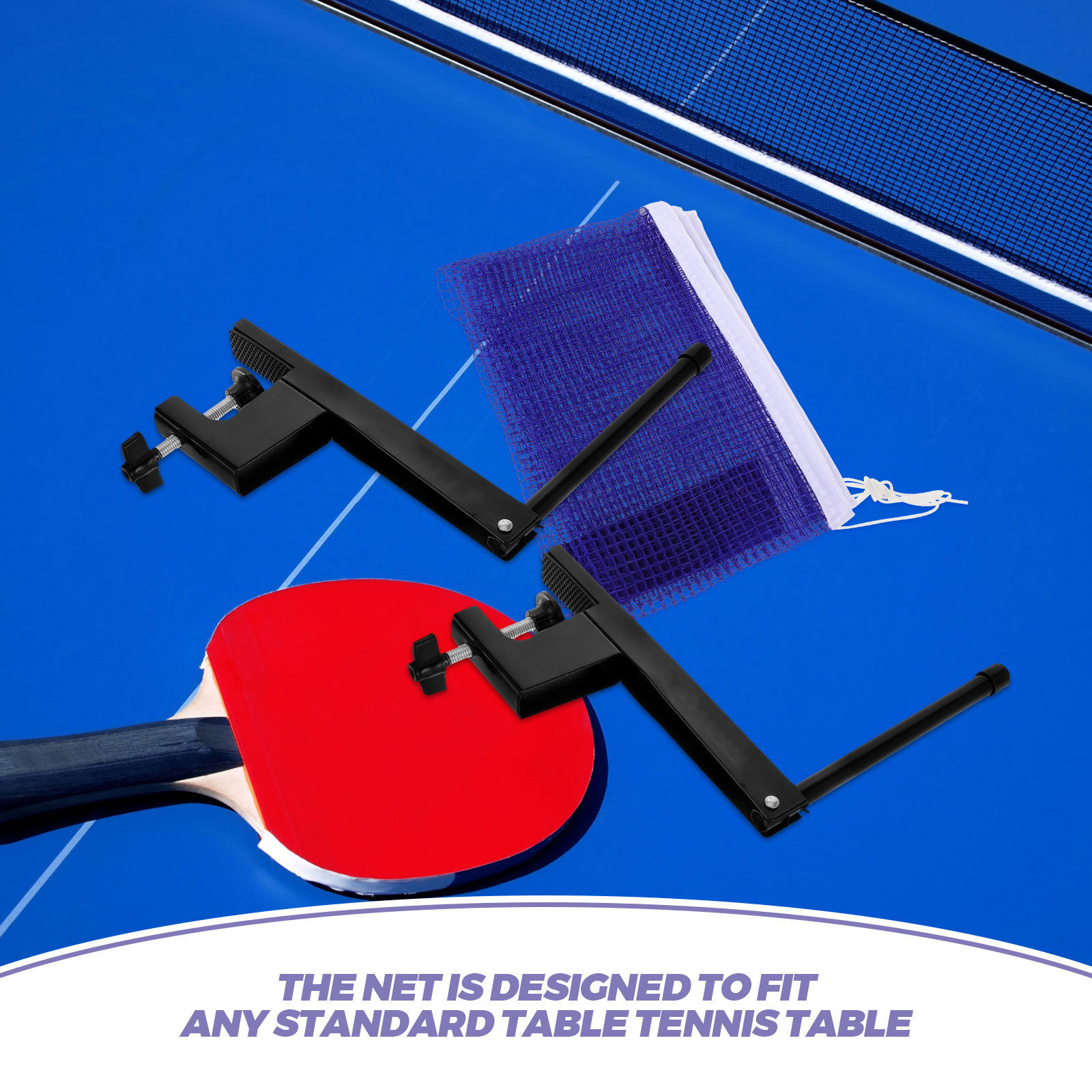 Uniwersalny, przenośny zestaw  – Table Tennis Is Played With A recenzja i cena