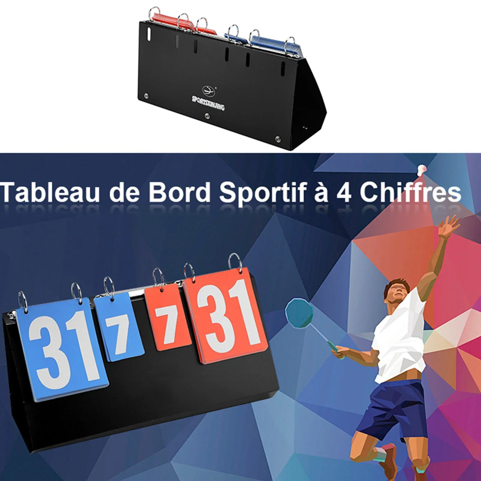 4-cyfrowa tablica wyników zawo – Table Tennis Score recenzja i cena