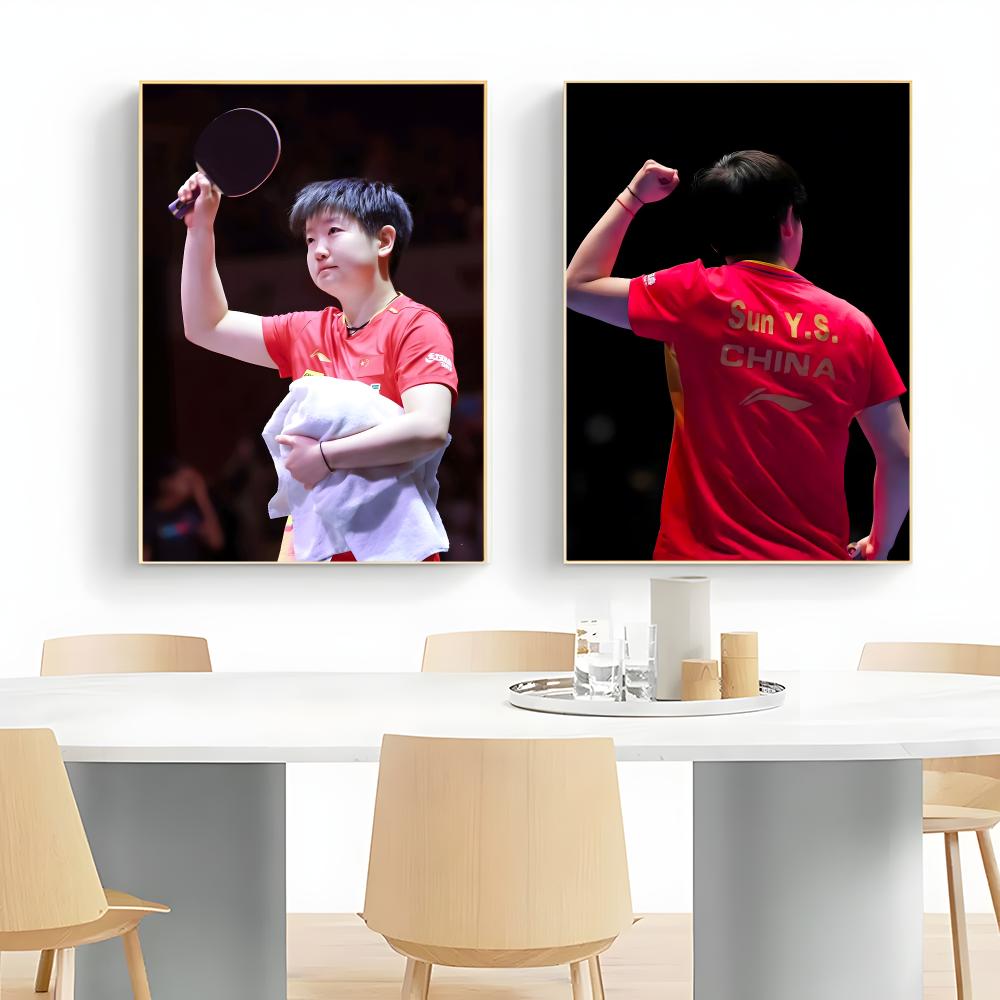 Plakat z mistrzynią tenisa sto – Table Tennis Dimension recenzja i cena