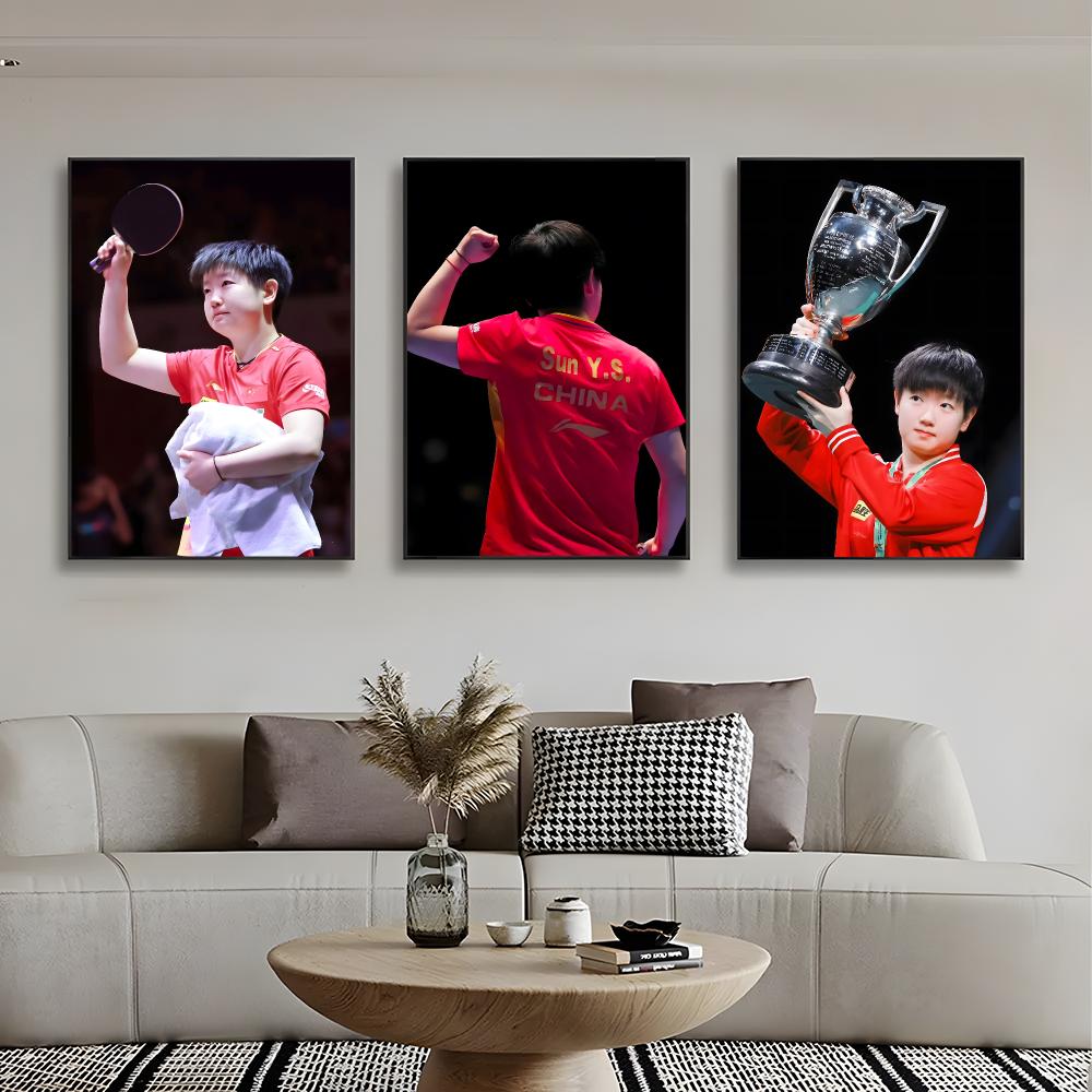 Plakat z mistrzynią tenisa sto – Table Tennis Dimension recenzja i cena