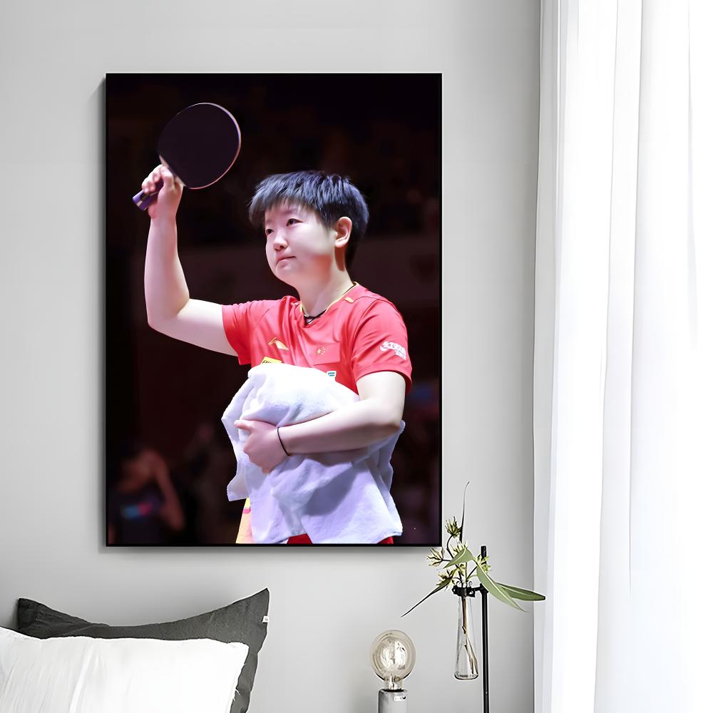 Plakat z mistrzynią tenisa sto – Table Tennis Dimension recenzja i cena